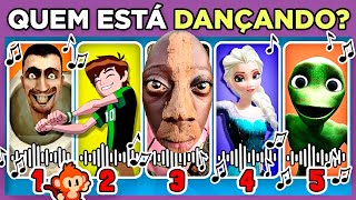 🕺QUEM ESTÁ DANÇANDO #8 | Jenna Ortega | Elsa | Teng | Ben 10 | Blackpink | #quiz #macaquiz