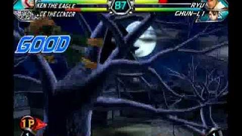 Tatsunoko Vs Capcom Ken/Joe vs Ryu/Chun-li