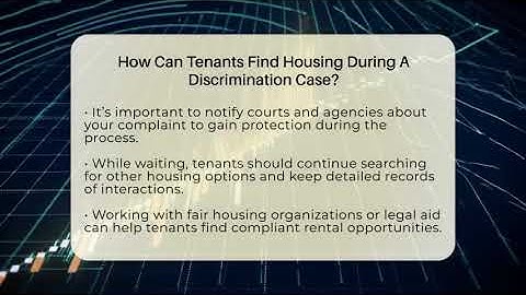 How Can Tenants Find Housing During A Discrimination Case? - Rental Property Gurus