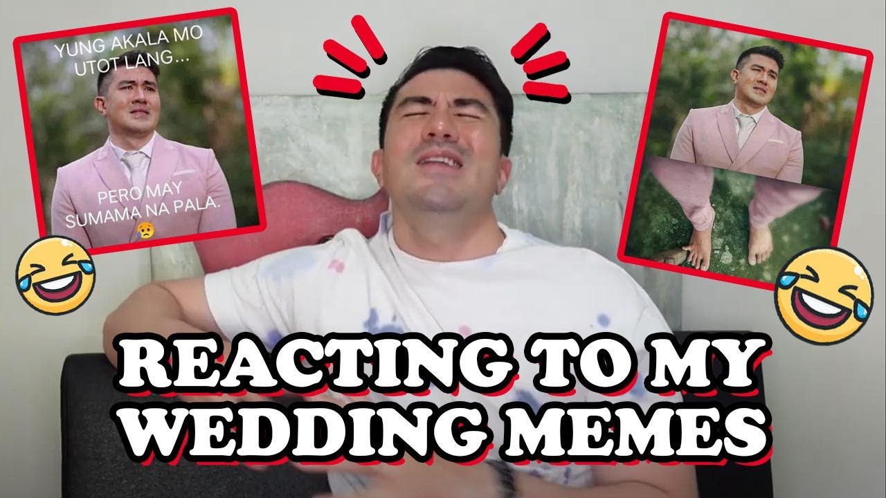 REACTING TO MY WEDDING MEMES | Luis Manzano