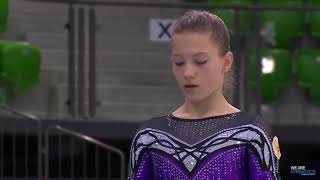 Vladislava Urazova - Vault #1 - VT final - JR Worlds 2019