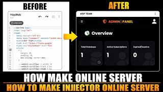 How To Make 😱🤯 Ff Project Panel online server full firebase system rocky team screenshot 1