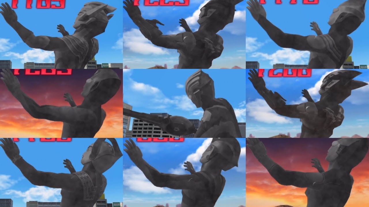 【ウルバト】光の巨人の石化集  All Ultraman Petrification「全ウルトラ戦士石化集」ガタノゾーア【再編集版】