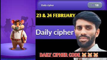 23 February Hamster Kombat Gamedev Heroes  Daily Cipher code 23 February | Today CIPHER codes|cipher