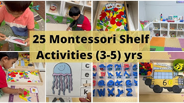 Montessori Preschool Activities for (3 - 6)yrs old | Montessori Shelf Rotation #montessorimom