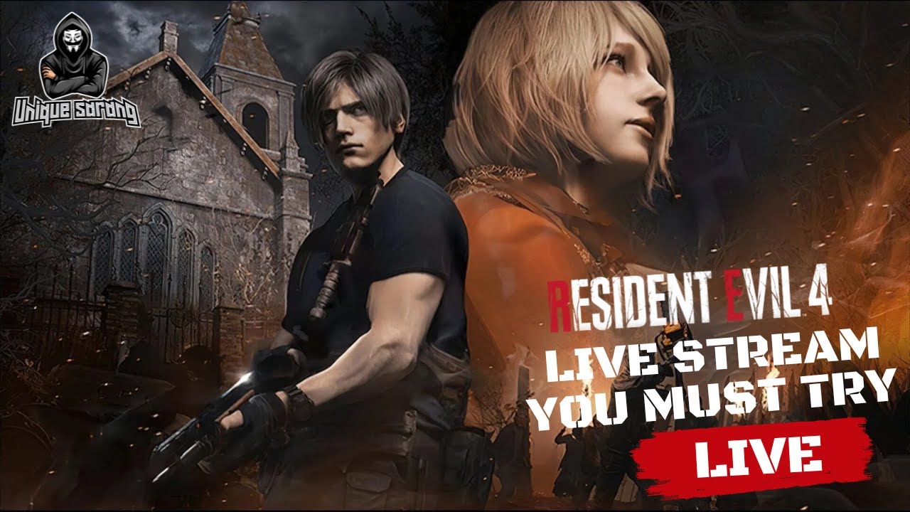 Resident Evil 4 Remake - Moving on Live Stream | Unique Sarang - YouTube
