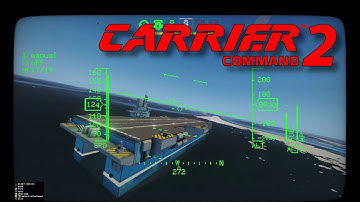 Carrier Command 2 - Flying Around Island