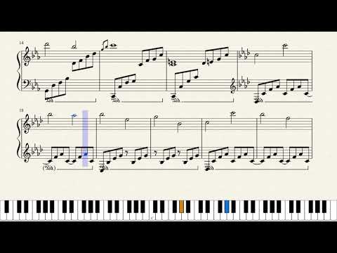 Pso2 終わりなき物語を3拍子のピアノソロにしてみた 楽譜 Youtube