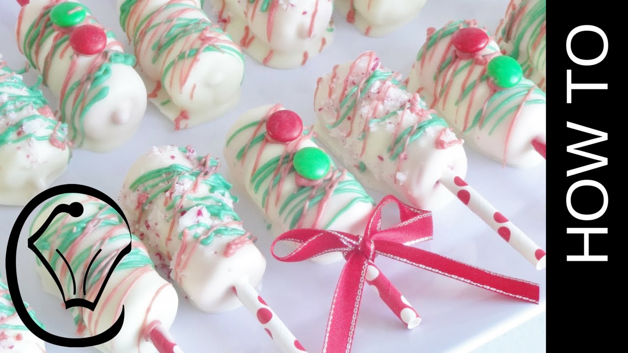 Christmas Marshmallow Pops by Cupcake Savvy's Kitchen