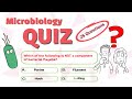 Microbiology quiz  25 questions  for graduate students and below