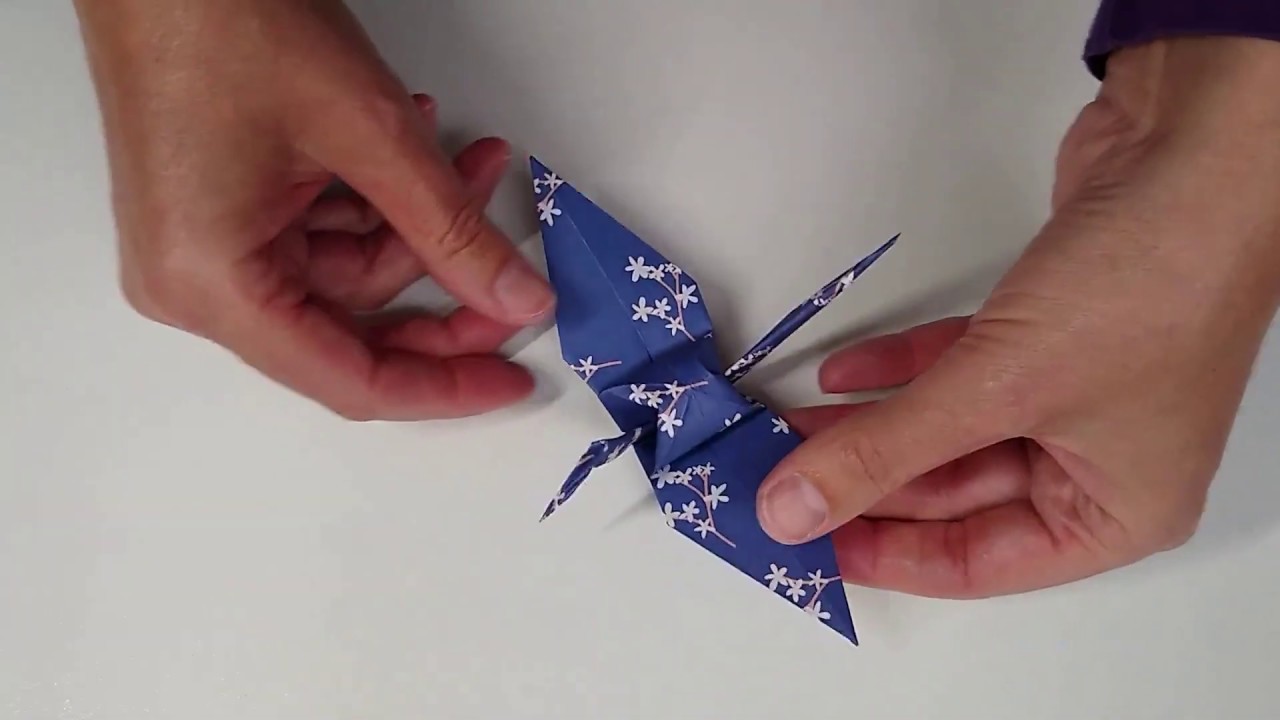 Peace Crane Project how to fold origami cranes YouTube