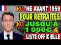 🚨 Retraités Avant 1959 : Nouvelle Prime 2026 Confirmée – Vérifiez Votre Éligibilité !