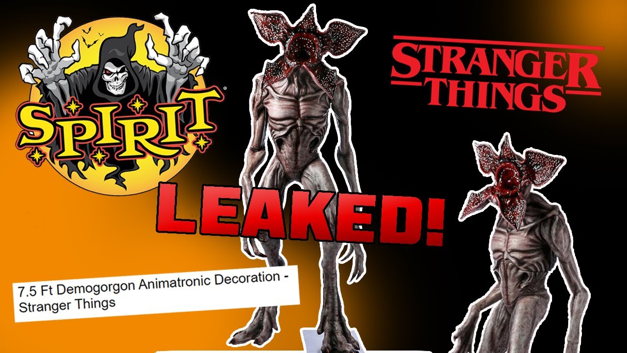 Demogorgon Animatronic LEAKED! 7.5 Ft Tall, 77 Pounds, and $1,300! #SpiritSneakPeeks2020