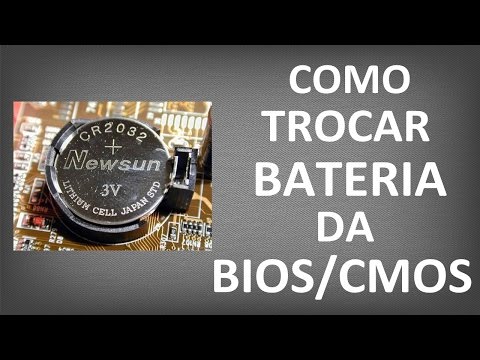 Vídeo: Uma bateria CMOS descarregada impedirá a inicialização?