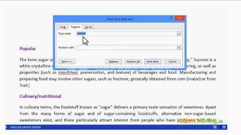 Find, Replace, Goto   Ms  word 2013 part 8
