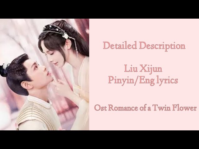 Detailed Description - Liu Xijun || Pinyin + Eng Lyrics - Ost Romance of a Twin Flower class=