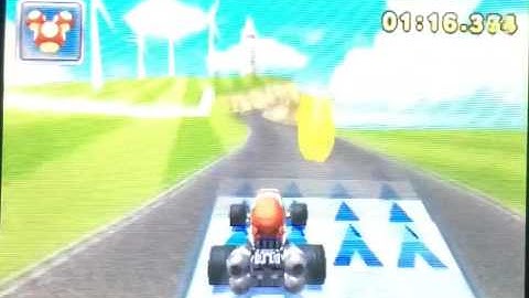 Mario kart 7 hotlap, Wuhu Island loop