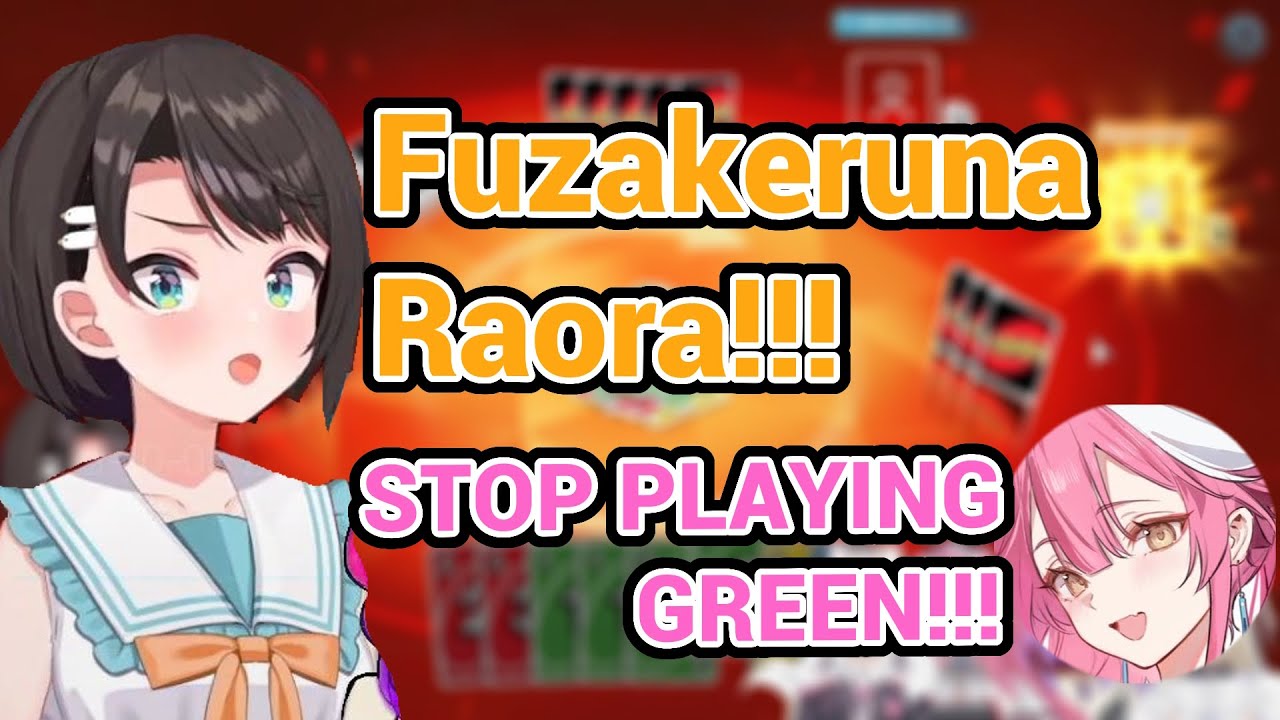 Subaru and Raora Keep Messing With Each Other in Uno Collab with Fuwamoco and Vivi!!!
