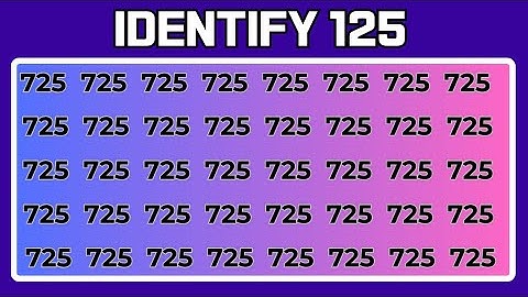 Test Your Observation Skill! Spot The Odd Numbers and Letters
