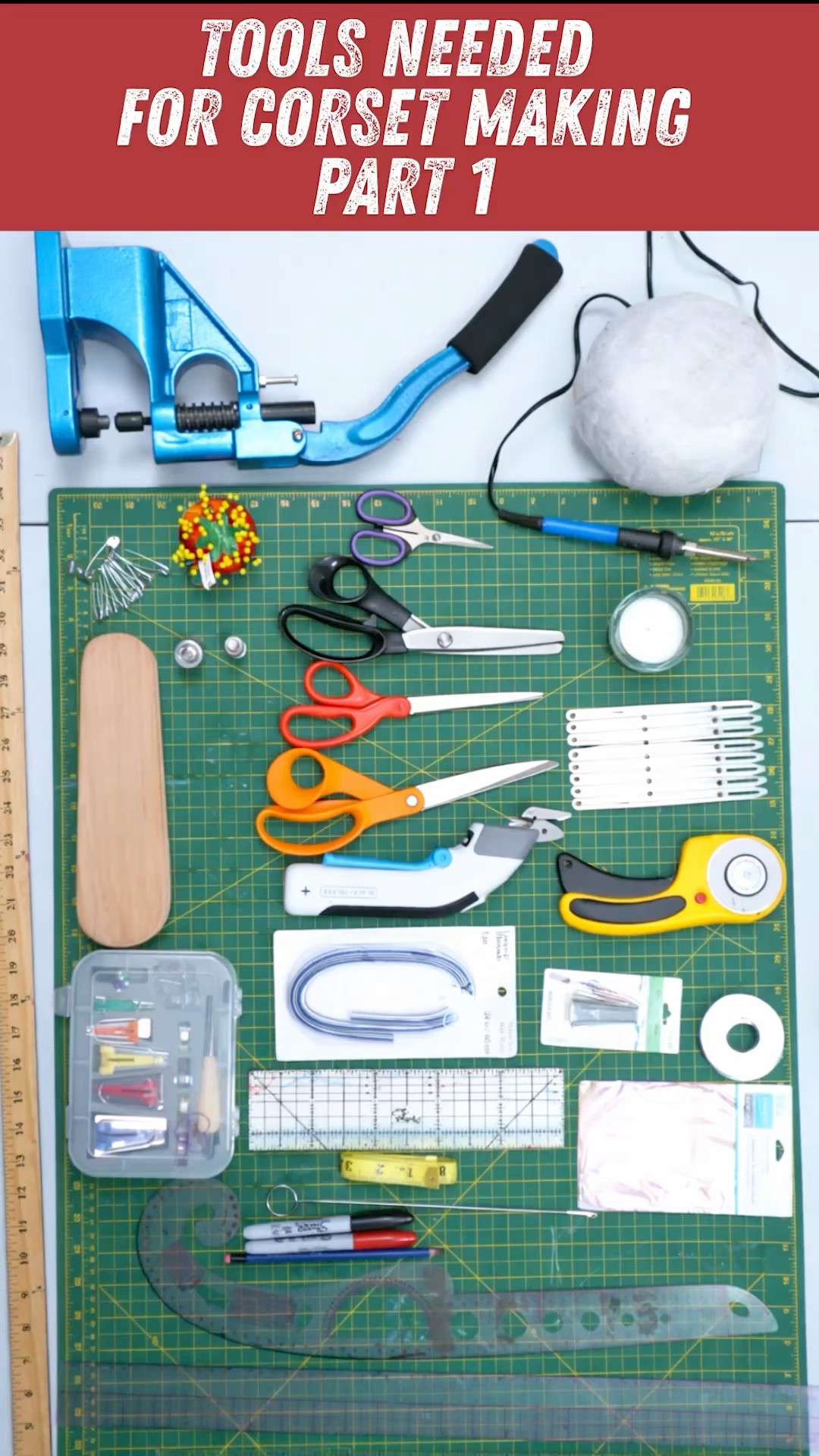 Tools Needed For Corset Making - YouTube