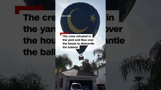 Hot air balloon in California makes emergency landing
