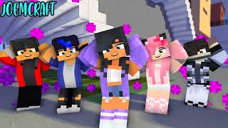 KC, APHMAU, ZANE, AARON | COUPLE DANCE | GOMY GOMY DANCE | CHICKEN WINGS MEME - Minecraft Animation