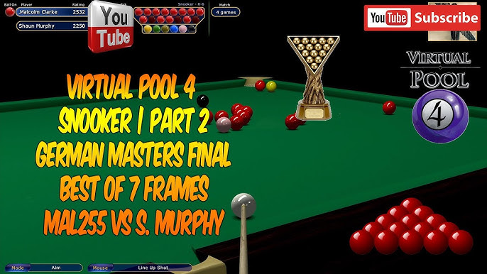 Virtual Pool 4 Online Friday Night 9 Ball OnePocketSlim V