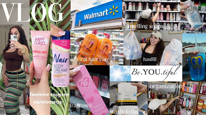 Walmart summer hygiene shopping VLOG +product organization! (viral products +fragrances +soaps +etc)