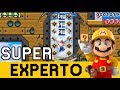 Comienzo con un Nivel PODEROSO 👊 !! - SUPER EXPERTO NO SKIP | Super Mario Maker en Español - ZetaSSJ