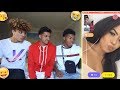 ASKING RANDOM GIRLS IF THEY WOULD DATE US 🐵MONKEY APP😍