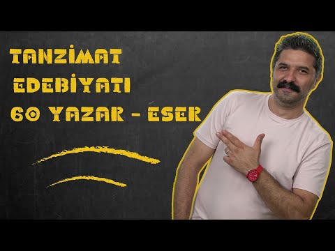 Tanzimat / 60 Yazar - Eser / +PDF / RÜŞTÜ HOCA