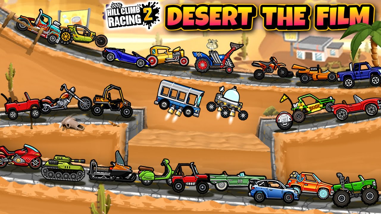 Hill Climb Racing 2 - 10000m with HILL CLIMBER MK2 in DESERT 