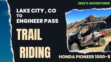 Lake City - Engineer Pass - Oh Point | 4K Colorado Adventure Honda Pioneer 1000-5