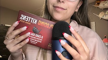 ASMR Showing You Board Games! - Tapping, Scratching, Whispering, Tracing