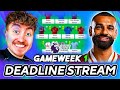 LIVE GAMEWEEK 1 DEADLINE STREAM | 8K RANK! LAST SEASON🌍| Fantasy Premier League 2025/26