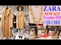ZARA #New In November 2020 with  #QRcode + Prices | #Zara Fall-Winter Essentials