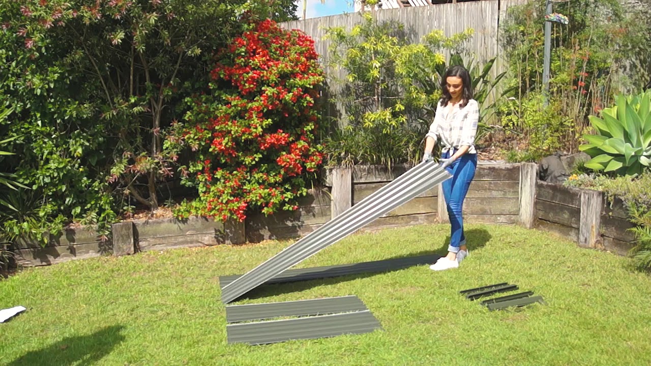 The Organic Garden Co Rectangle Raised Garden Bed Assembly Video Ogc200100r Youtube