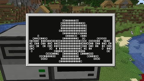 Bad Apple but its played in ComputerCraft