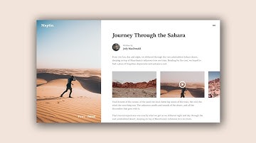 Web Design Speed Art #43 – Travel Blog Website [Adobe XD]