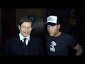 Crispin glover and michael rosenbaum  i love the way he says his name crispin hes so cute 