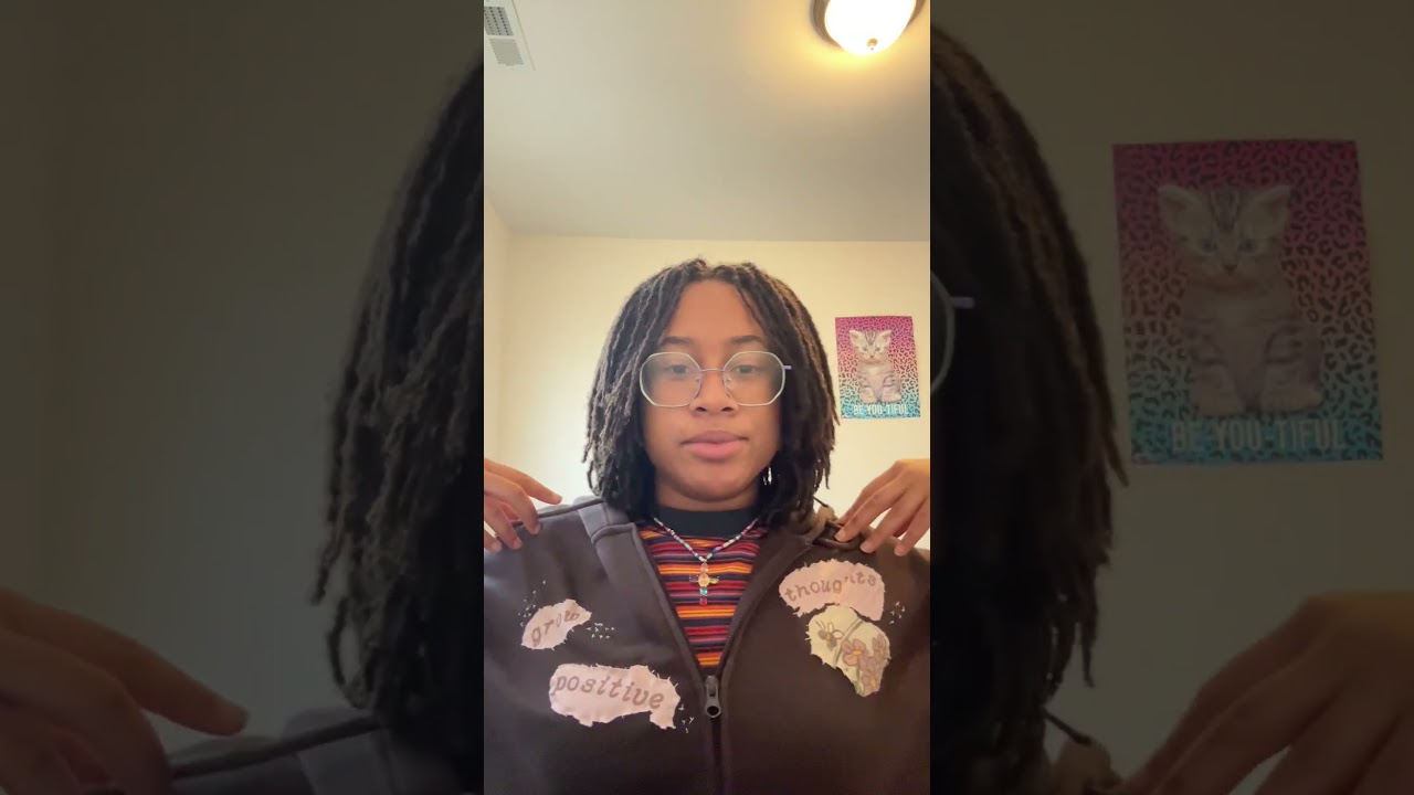 My name is Addy and I made an upcycled hoodie! -Addy