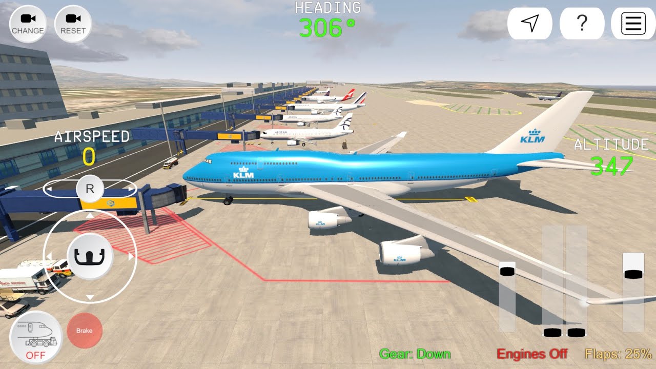 RC FS Advanced Unlock B747 KLM Flight Simulator New Game Play IOS ...