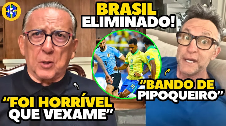 GALVÃO BUENO DETONA GERAL APÓS BRASIL SER ELIMINADO DA COPA AMÉRICA PELO URUGUAI!!