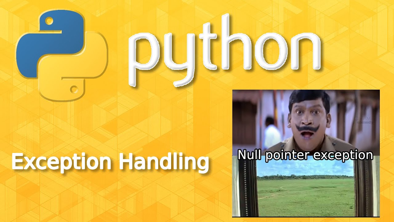 Exception Handling in Python #15 | Tamil Community - YouTube