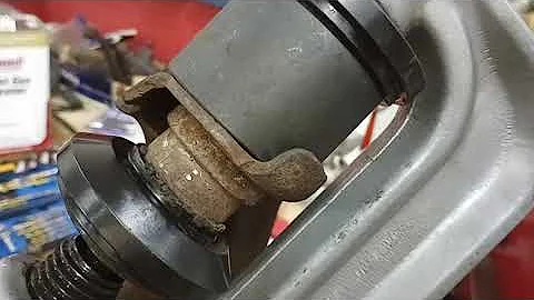 Harbor Freight ball joint press - Remove Upper Control Arm bushing