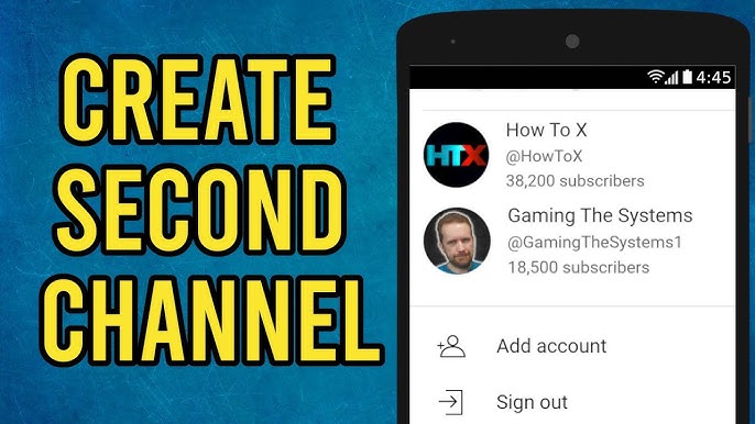 How to Create an Additional  Channel via PC  Second Account Linked  to Same Google Acct 