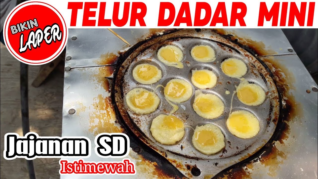 Unik Dan Asik Telur Dadar Mini Ternyata Pake Telur Puyuh Kuliner Bandung Youtube