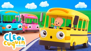 Las ruedas del bebé autobús   de Cleo y Cuquín Canciones infantiles