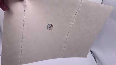 security paper for certificate with thread line