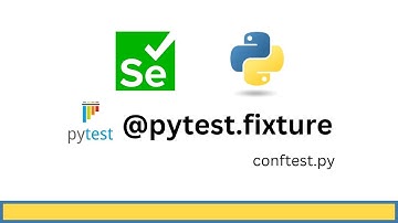 Selenium Python test fixture